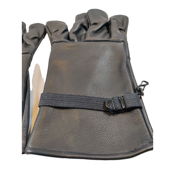 Motorcycle Gloves Black Leather Size 6, Very Nice Condition. - Picture 6 of 11